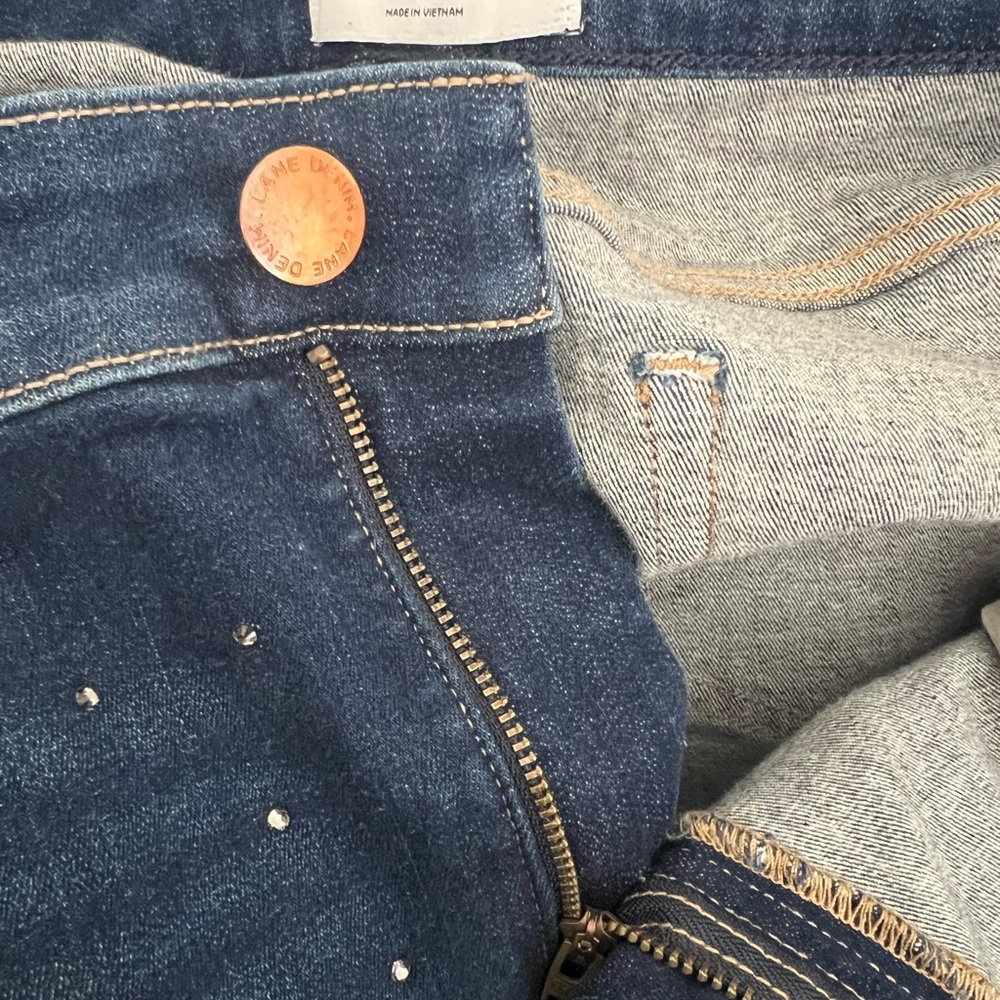 Lane Bryant Signature Fit Skinny Jean With Rhinestones - Picture 10 of 10